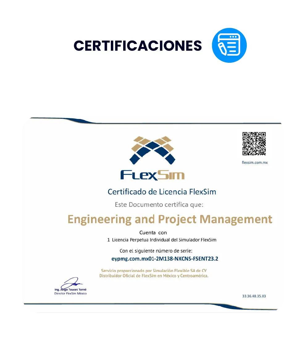 certificaciones simulador